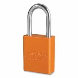 American Lock A1106KAW6000ORJ Or Andzd Al Safety Padlock 1-1/2In Shackle Ka Genuine