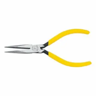 Klein Tools D321-41/2C Electronics Pliers, Slim Needle Nose, Spring-Loaded, 5-Inch Same Day Shipping