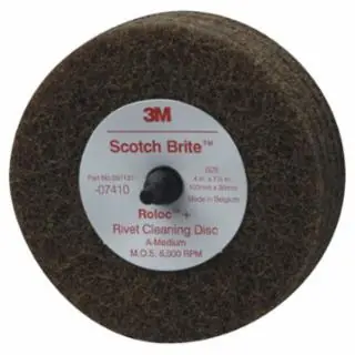 Bargain Scotch-Brite 7000120778 3M Sbrite Disk 4" x 1.25 (10 DC)