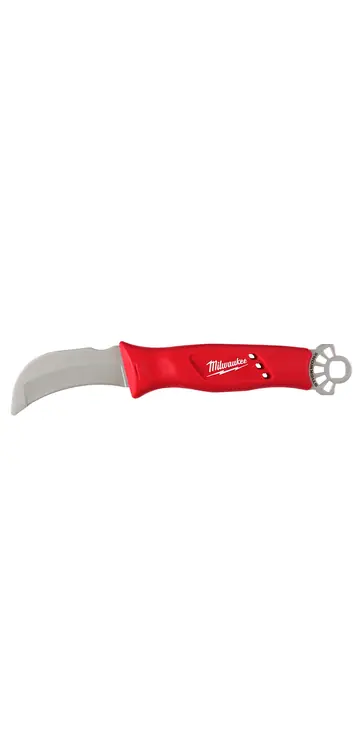 Factory Price Milwaukee Tool 48-22-1923 Linemans Blunt Tip Hawkbill Knife w/ STICKWORK 3in1 Ring
