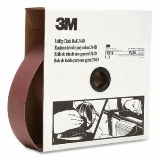 3M 7000118531 3M Utility Cloth Rl 314D1.5"X50Yd P80 J-Wt (1 RL) Latest