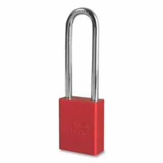 American Lock A1107KAW6000RED Red Andzd Al Safety Padlock 3In Shackle Ka Premium