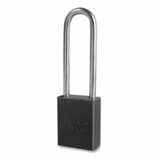 American Lock A1107KAW6000BLK Black Andzd Al Safety Padlock 3In Shackle Ka Free Returns