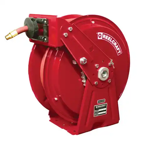 DUAL PEDESTAL HOSE REEL50 Holiday Sale