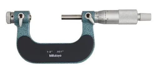 Low Price Mitutoyo 126-902 1-2" Screw Thread Micrometer W/Anvil Set