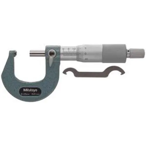 Discount Mitutoyo 115-115 0-25 mm Outside Micrometer Spherical A