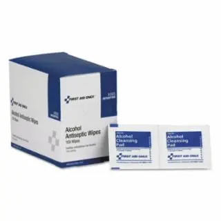 Place Order First Aid Only H305 Alcohol Wipes 100/Box (1 BX)