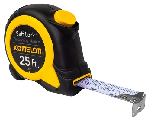 Komelon Usa SL2925 25‘X1" Self Lock Speed Mark Power Tape Crafted