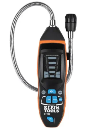 Professional Grade Klein Tools ET160 Refrigerant Gas Leak Detector