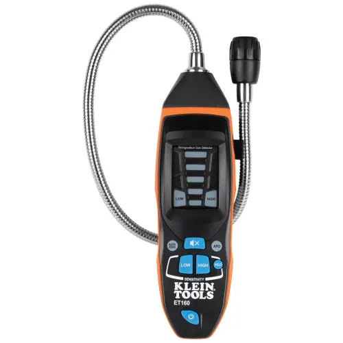 Professional Grade Klein Tools ET160 Refrigerant Gas Leak Detector