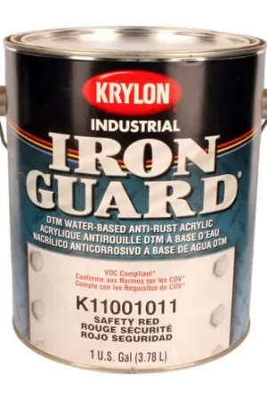 KRYLON IRON GUARD WATER-BASED AC ENAM SAFETY RED 1 GAL Direct From Factory