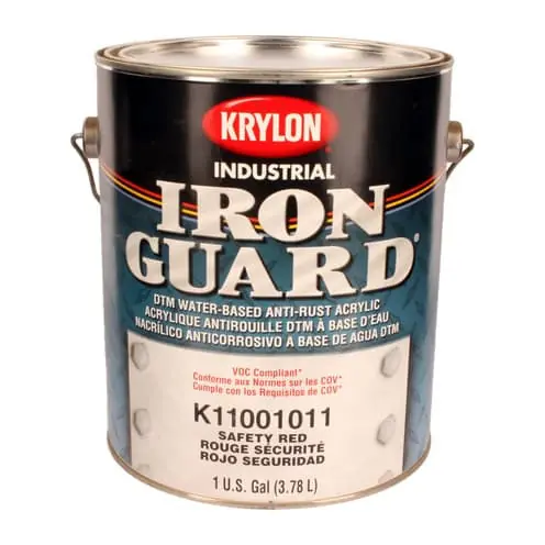 KRYLON IRON GUARD WATER-BASED AC ENAM SAFETY RED 1 GAL Direct From Factory