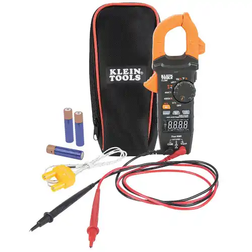 Professional Grade Klein Tools CL390 AC/DC Digital Clamp Meter, Auto-Ranging 400 Amp