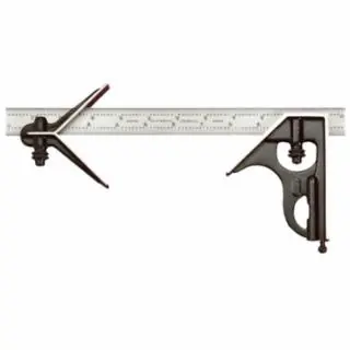 L.S. Starrett 56397 C33Hc-12-4R 12" Comb Sq Trusted Brand
