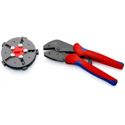 Knipex 97 33 02 MultiCrimp Crimping Pliers, 9 1/4" Nominal Length Certified