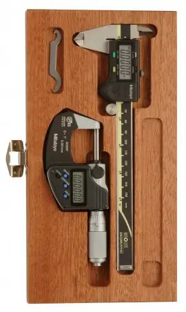 Shop Now Mitutoyo 64PKA077B Tool Pkg Digimatic Inch W/ 1" Mic Friction Th