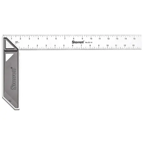 L.S. Starrett K53-14-N Stainless Steel Carpenters‘ Try Square 53 - 14" Best Choice