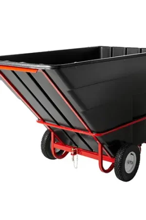Rubbermaid Commercial FG102641BLA 1 1/2 Cu Yd Heavy Duty Towable Tt Today Only