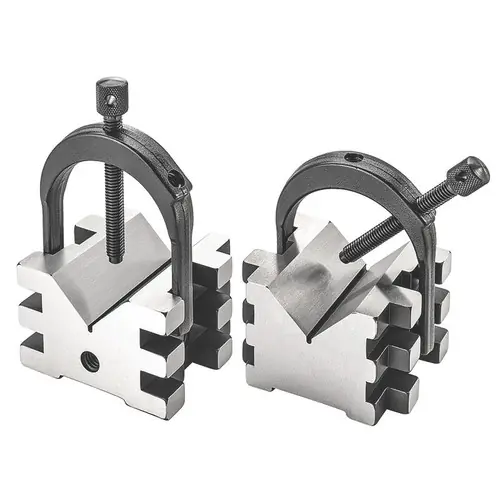 Budget L.S. Starrett 52592 568C V-Block(2) & Clamp (1 SET)
