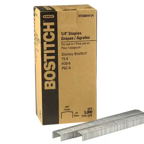 Seasonal Sale Bostitch STCR26191/4 Staple 2619 7/16 Cn 1/4"Galvanized 5000/Box (1 BX)
