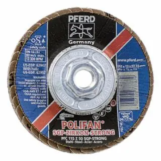 Special Discount Pferd 62952 4-1/2 x 5/8-11 Polifan Sgp-Strong Zirkon 50