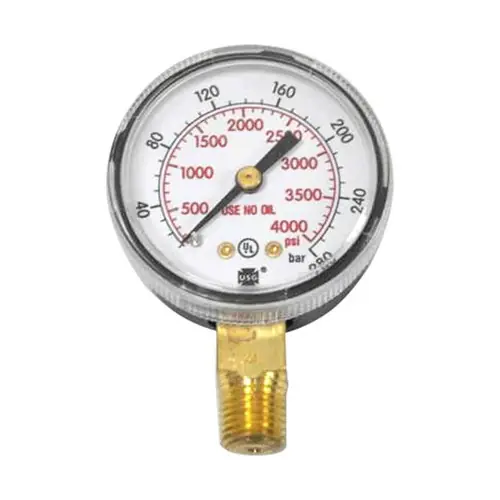Smith Equipment GA139-03 Gauge 2" Steel Black Secure Checkout