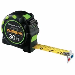 Free Returns Komelon Usa 7130 1"X 30‘ Mag Grip Pro Tape Measure
