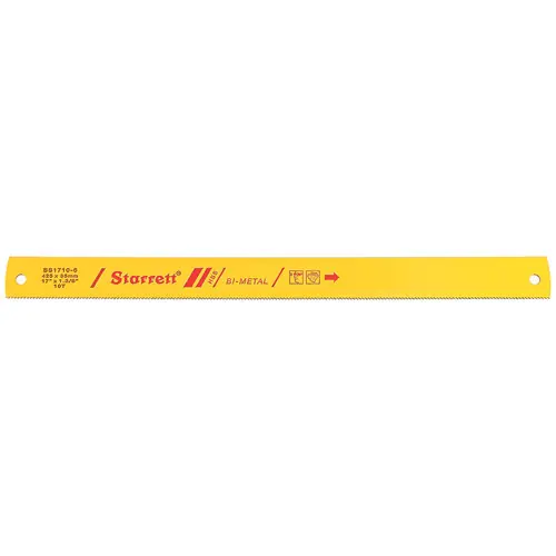 Direct From Factory L.S. Starrett BS1710-6 Power Hack Saw Blade 1 3/8 X 062 X 10T