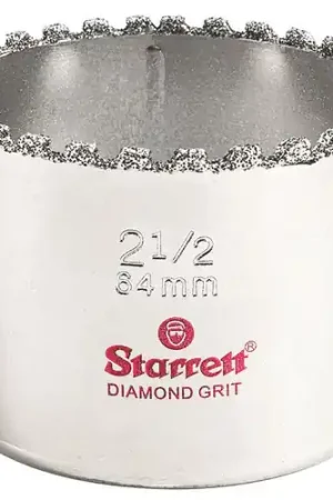 L.S. Starrett KD0212-N Diamond Grit Hole Saw 2-1/2" - 64 mm Diameter Buy Direct
