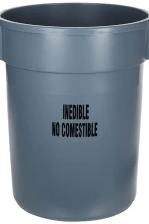 Limited Offer Rubbermaid Commercial FG263256GRAY Brute Imp Ined
