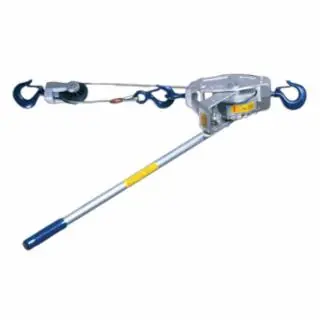 Budget Lug-All 1000-15 1/2Ton Cable Winch-Hoistw/Latch Hook-Small