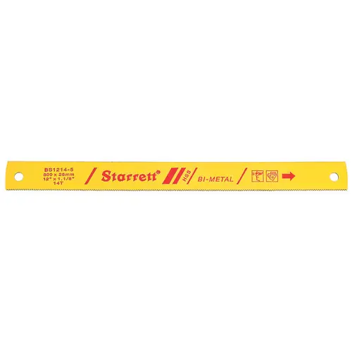 While Supplies Last L.S. Starrett BS1214-5 Power Hacksaw Blade 12"X 1-1/8" X .050" 14 Tpi