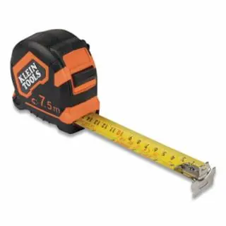 Order Now Klein Tools 9375 Tape Measure, 7.5-Meter Magnetic Double-Hook