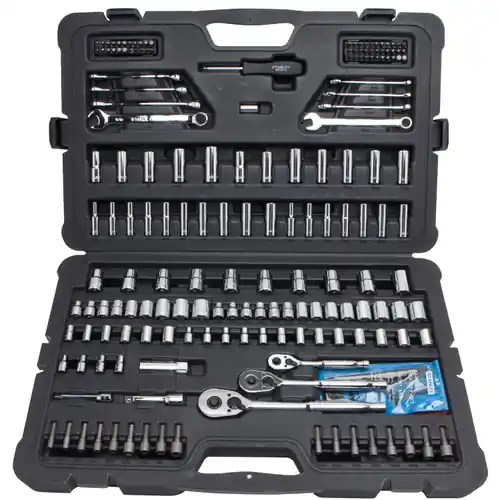 While Supplies Last Stanley STMT71654 1/4" 3/8" & 1/2" Drive201 Piece Mechanic‘S Too