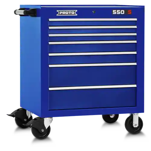 Price Drop Proto J553441-7BL Roll Cab 34 In 7 Dwr Blue
