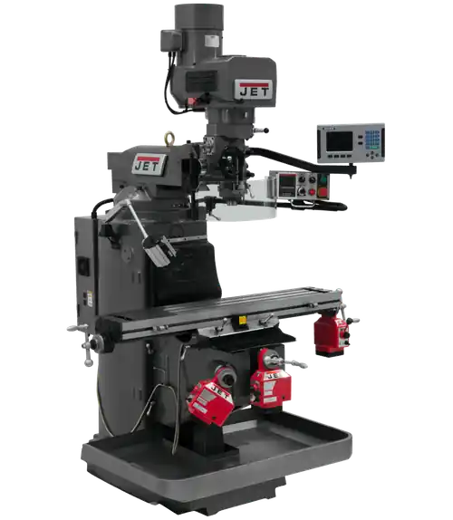Flash Sale JET JT9-690529 JTM-949EVS Mill With 3-Axis Acu-Rite 203 DRO (Knee) With X, Y and Z-Axis Powerfeeds