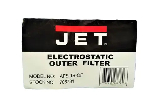 Buy Online JET JT9-708731 Electrostatic Outer Filter for AFS-1000B