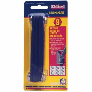 Eklind Tool 20919 4.3(Medium) 9-Pc.Fold-A-Ball Fold-Up Key (1 SET) Top Pick