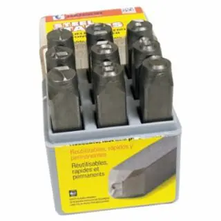 Certified C.H. Hanson 20541 1/8" Stad General Purpose Number Stam (1 SET)