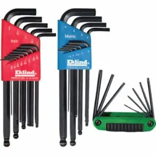 Eklind Tool 13282 Ball-Hex-L Key Set Combopack- 13222- 25582 (5 EA) Professional Grade