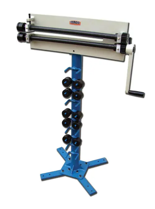 Next Day Delivery BAILEIGH BA9-1000934 Br-18M-18; Manually Operated Bead Roller, 18 Gauge Maximum Capacity, 18 in Throat Depth. Includes Stand