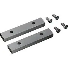 WILTON WL9-2908080P Set Of Serrated Jaw Inserts W/ 4 Screws, 1765, Boxed Express Delivery