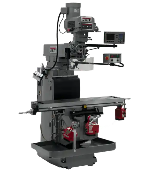 Final Sale JET JT9-698118 JTM-1254RVS With ACU-RITE 203 3X (K) DRO, X,Y&Z Powerfeeds