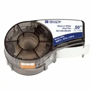Brady 142807 M21-500-595-Wh Cart B5950.5Inx21Ft Blk/Wht Hf Special Discount