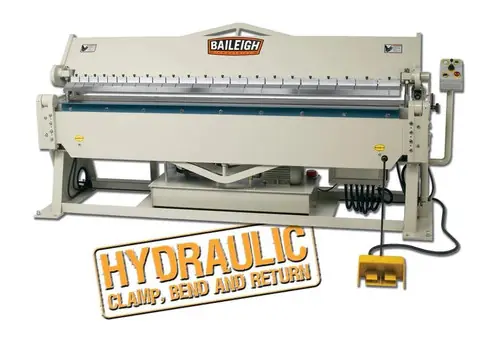 BAILEIGH BA9-1021004 Bb-9612H; 220 Volt 3 Phase Heavy Duty Hydraulic Box And Pan Brake, 8‘ Length, 12 Gauge Mild Steel Capacity Best Price