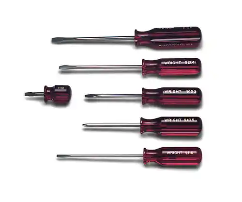 Wright Tool 9477 6-Pc. Screwdriver Set (1 SET) Brand New