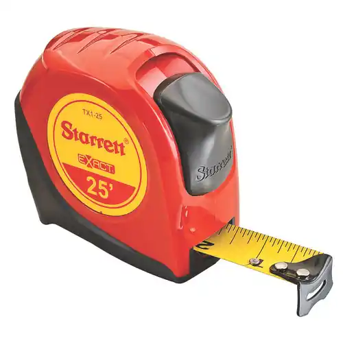 Buy Today L.S. Starrett 30654 Ktx1-25-N 1" X 25‘ Pocket Tape