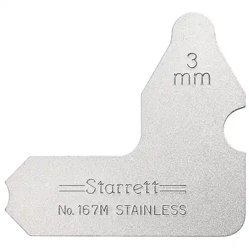 L.S. Starrett 55800 167M-3 3 mm Radius Gage Bargain