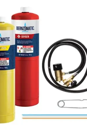 Worthington Cylinders 361487 Brazing Torch Kit Wk5500X W/Disp Map-Pro & Oxy Luxury
