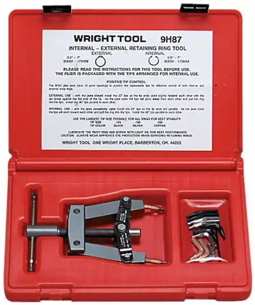 Wright Tool 9H87 Retaining Ring Tool. Fits Internal And Externa Best Seller